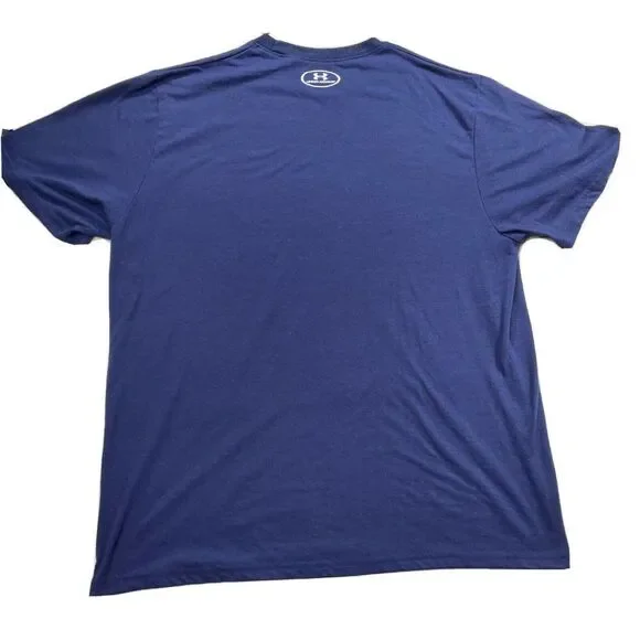 Under Armour UA T-Shirt Mens Size L Large (Measured 22” X 29”) Blue - Picture 2 of 6